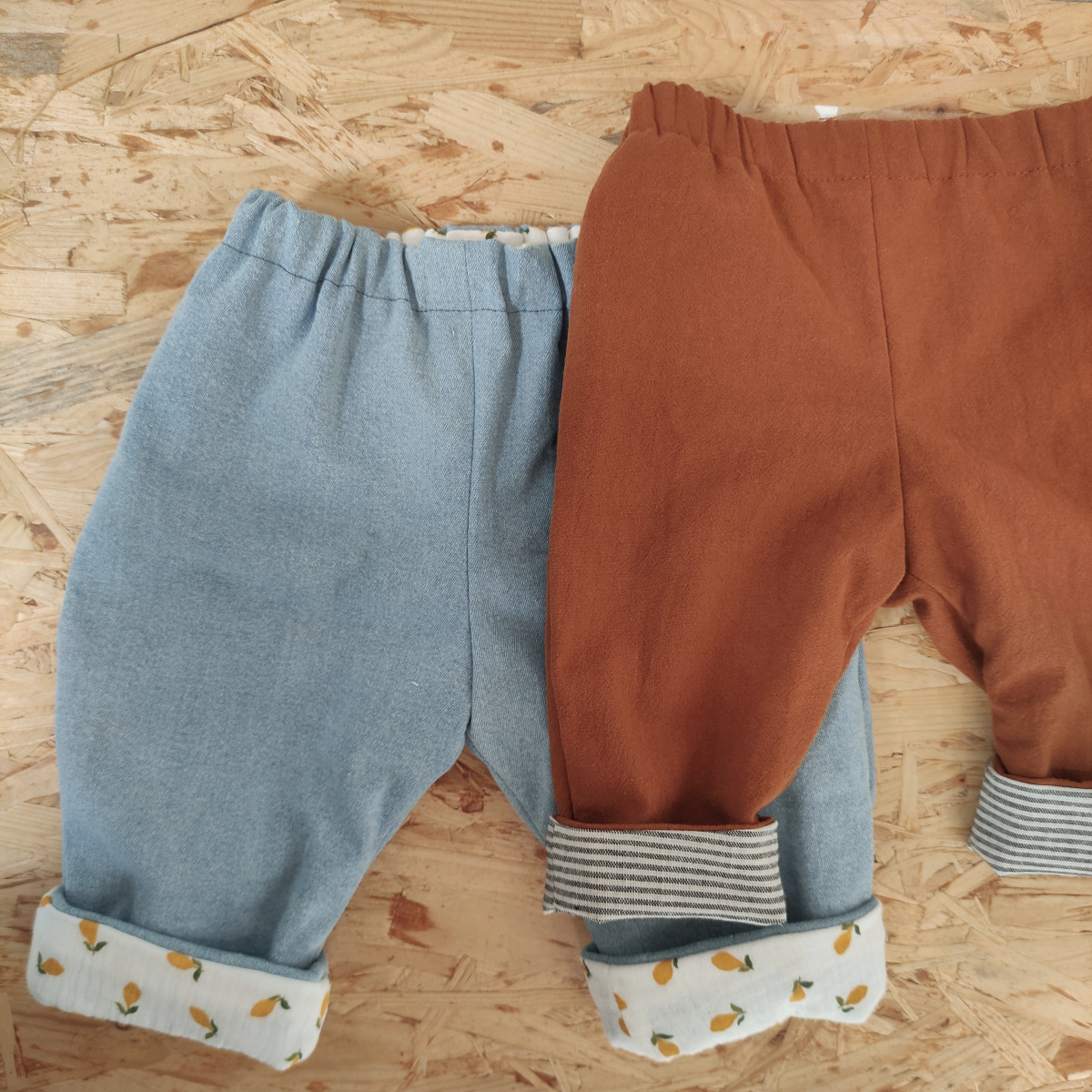 Exemple pantalon bébé couture